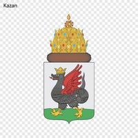 emblema de kazán. vector ilustración