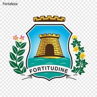 emblema de fortaleza vector