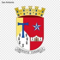 Emblem of San Antonio vector