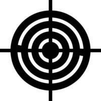 Target focus icon symbol design image, illustration of the success goal icon concept. EPS 10 vector