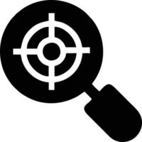 Target focus icon symbol design image, illustration of the success goal icon concept. EPS 10 vector