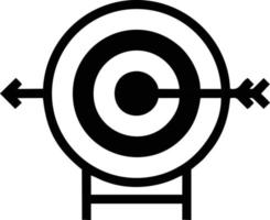 Target focus icon symbol design image, illustration of the success goal icon concept. EPS 10 vector