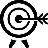 Target focus icon symbol design image, illustration of the success goal icon concept. EPS 10 vector