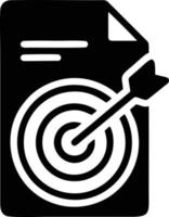 Target focus icon symbol design image, illustration of the success goal icon concept. EPS 10 vector