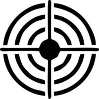 Target focus icon symbol design image, illustration of the success goal icon concept. EPS 10 vector
