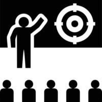 Target focus icon symbol design image, illustration of the success goal icon concept. EPS 10 vector