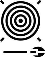 Target focus icon symbol design image, illustration of the success goal icon concept. EPS 10 vector