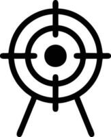 Target focus icon symbol design image, illustration of the success goal icon concept. EPS 10 vector