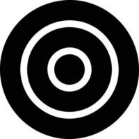 Target focus icon symbol design image, illustration of the success goal icon concept. EPS 10 vector