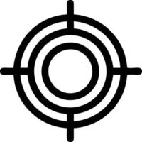 Target focus icon symbol design image, illustration of the success goal icon concept. EPS 10 vector