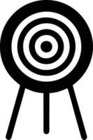 Target focus icon symbol design image, illustration of the success goal icon concept. EPS 10 vector