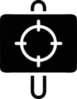 Target focus icon symbol design image, illustration of the success goal icon concept. EPS 10 vector