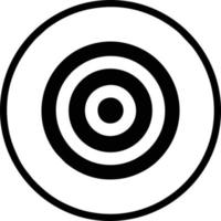 Target focus icon symbol design image, illustration of the success goal icon concept. EPS 10 vector