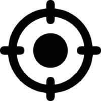 Target focus icon symbol design image, illustration of the success goal icon concept. EPS 10 vector