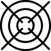 Target focus icon symbol design image, illustration of the success goal icon concept. EPS 10 vector