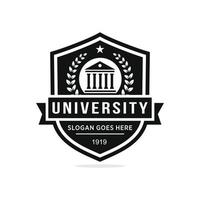 University logo design vector