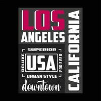 los angeles texto logotipo, tipografía vector diseño