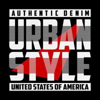 urban style text logo stylish design vector