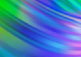 Light Multicolor, Rainbow vector pattern with bent ribbons.