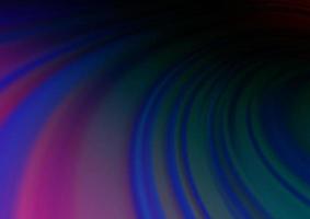 Dark Multicolor, Rainbow vector blurred shine abstract pattern.