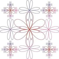 Flower pattern design. vector