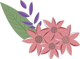 Vector flower design.