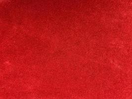 red velvet fabric texture used as background. Empty red fabric background of soft and smooth textile material. There is space for text.. photo