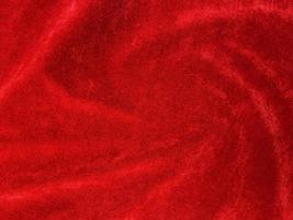 red velvet fabric texture used as background. Empty red fabric background of soft and smooth textile material. There is space for text.. photo