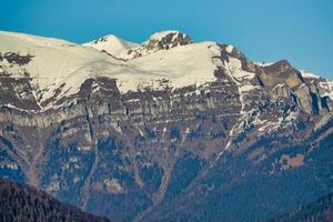 Scenic mountain landscape photo