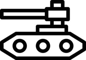 Ilustración de vector de tanque en un fondo. Símbolos de calidad premium. Iconos vectoriales para concepto y diseño gráfico.