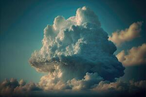 Cloud on the sky abstract background. photo