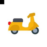 vespa icon flat style vector