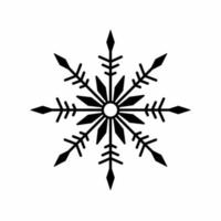 copo de nieve icono sencillo ilustración. valores vector. vector