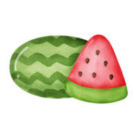 Hand drawn collection of watermelons. png