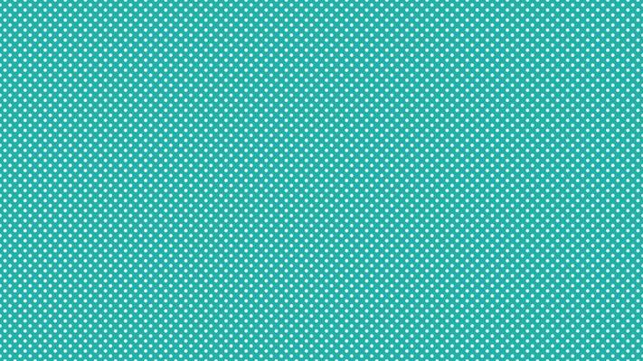 white color polka dots over light sea green cyan background