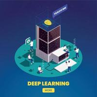 Machine Deep Learning Composition vector