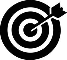 Target focus icon symbol design image, illustration of the success goal icon concept. EPS 10 vector