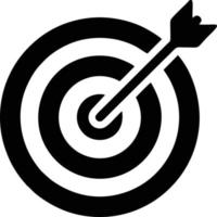 Target focus icon symbol design image, illustration of the success goal icon concept. EPS 10 vector