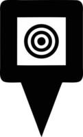 Target focus icon symbol design image, illustration of the success goal icon concept. EPS 10 vector