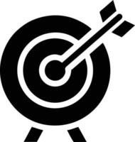 Target focus icon symbol design image, illustration of the success goal icon concept. EPS 10 vector