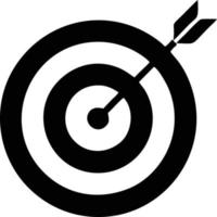 Target focus icon symbol design image, illustration of the success goal icon concept. EPS 10 vector