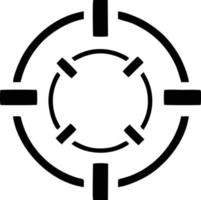 Target focus icon symbol design image, illustration of the success goal icon concept. EPS 10 vector