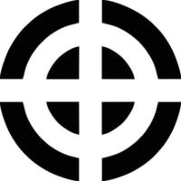 Target focus icon symbol design image, illustration of the success goal icon concept. EPS 10 vector