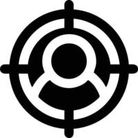 Target focus icon symbol design image, illustration of the success goal icon concept. EPS 10 vector
