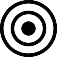 Target focus icon symbol design image, illustration of the success goal icon concept. EPS 10 vector