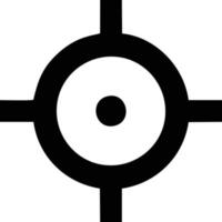 Target focus icon symbol design image, illustration of the success goal icon concept. EPS 10 vector