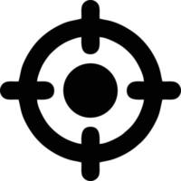 Target focus icon symbol design image, illustration of the success goal icon concept. EPS 10 vector