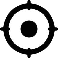 Target focus icon symbol design image, illustration of the success goal icon concept. EPS 10 vector