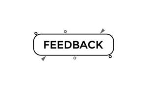 feedback vectors.sign label bubble speech feedback vector