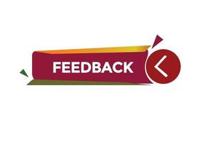 feedback vectors.sign label bubble speech feedback vector